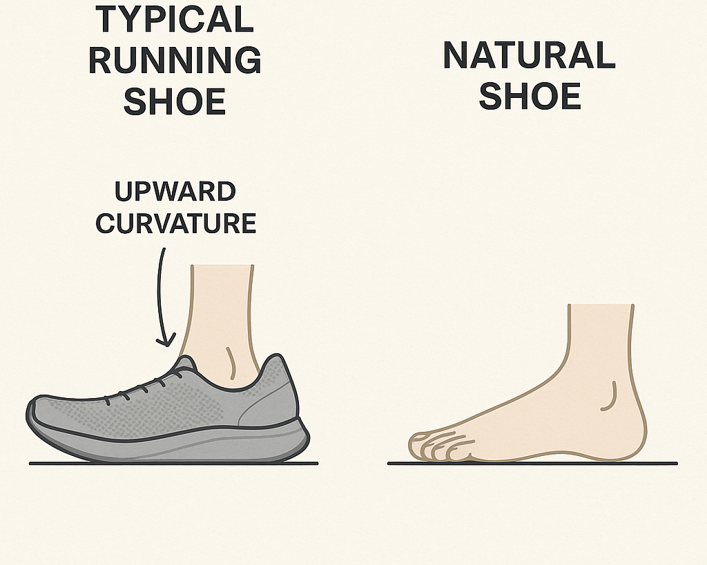 Why the “Upward Curl” in Most Running Shoes Works Against You