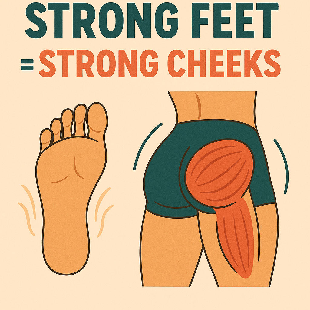 Strong Feet = Strong Cheeks 🍑