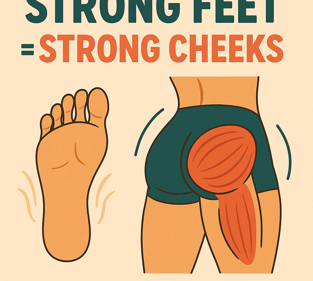 Strong Feet = Strong Cheeks 🍑